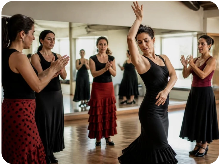 Bulerías Clase de bulerías en LowFit