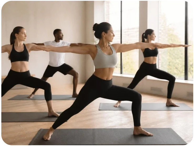 Yoga Clase de yoga en LowFit