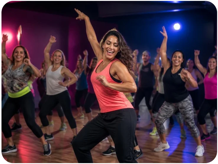 Zumba Clase de Zumba en LowFit